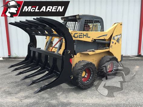 bypass grapple for skid steer|heavy duty skid steer grapple.